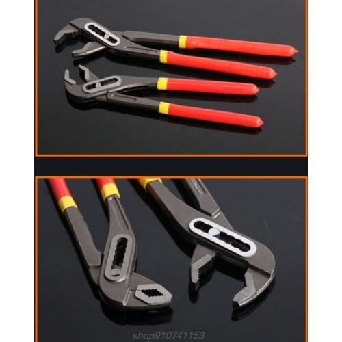 8/10/12Inch Water Pump Pliers Quick-release Plumbing Pliers Havy Duty Straight Jaw Groove Joint Plier Manual D03 20 Dropship