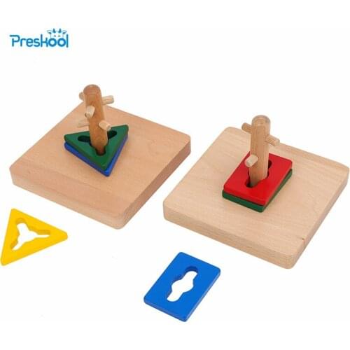 Preskool Montessori infant Toy For Children High Quality Wooden Educational Toy Twist&Sort Brinquedos Juguets 24 months toys