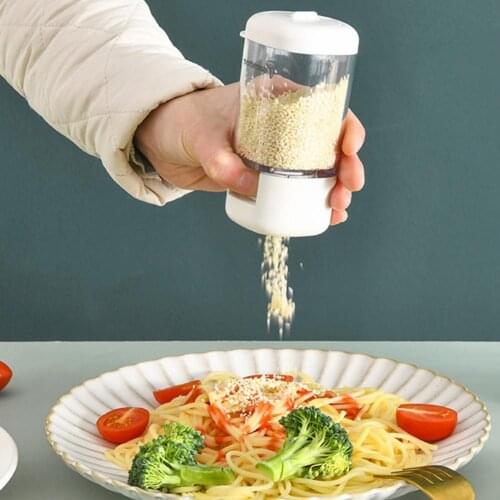 Seasoning Jar Transparent Simple Convenient Seasoning Dispenser Sugar Salt Shaker Eco-friendly Storage Case Kitchen Gadget