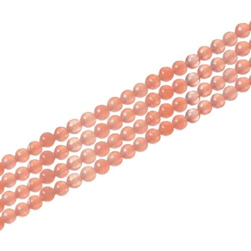 Size For 3mm Orange Chalcedony Stone Beads wholesale For Preferred Accessories Bracelets 15inch H672