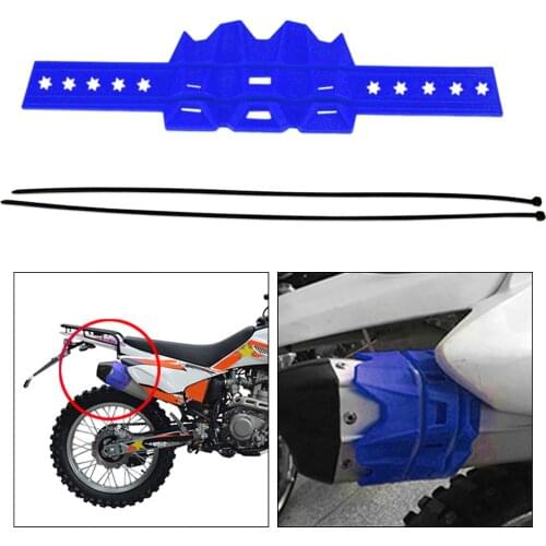 Heat-resistant Motorcycle Exhaust Muffler Protector Guard 38.8x4.5x11cm