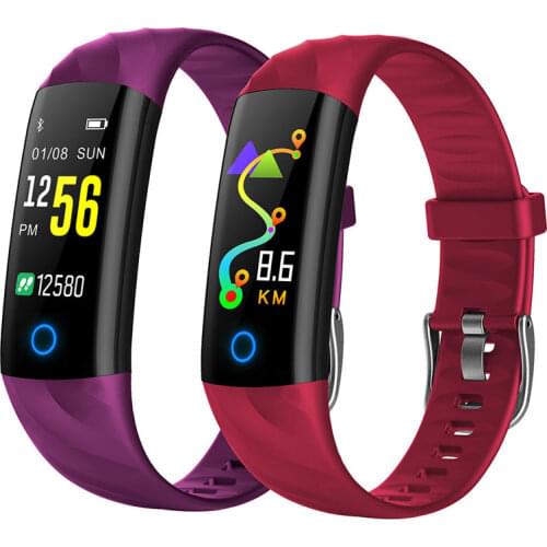 Waterproof IP68 Smart Bracelet Color Screen Men Women Wristband Heart Rate Blood Pressure Fitness Tracker Pedometer Smart Band