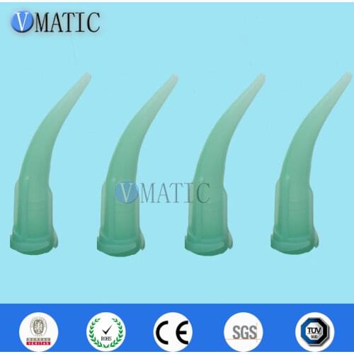 High Quality 100Pcs 18G Green TT Tapered Bend Dispensing Needle Tips