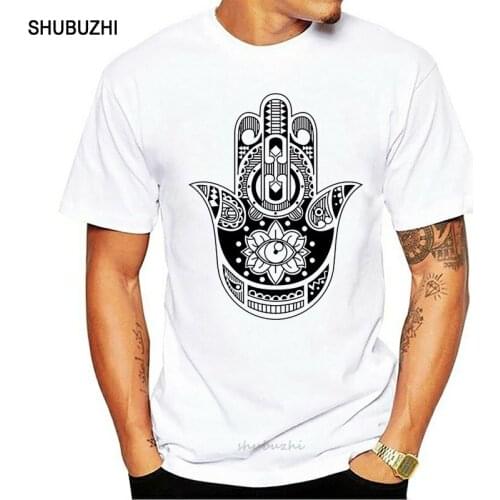 Hams and Khamsa hand Yoga Love Peace Symbol Woman T Shirt 3 4 Short Sleeve