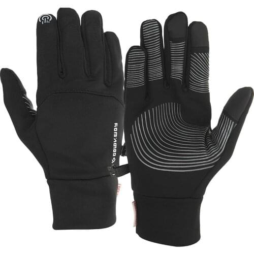1Pair Outdoor Non-slip Windproof Warm Thermal Gloves For Ski Snow Cycling Waterproof Winter Gloves