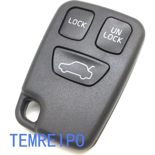 2pcs/lot Car Key Case Shell Replacement for Vol vo S40 S60 S70 S80 S90 V40 V70 V90 XC70 XC90 3 Buttons Remote Car Key Fob