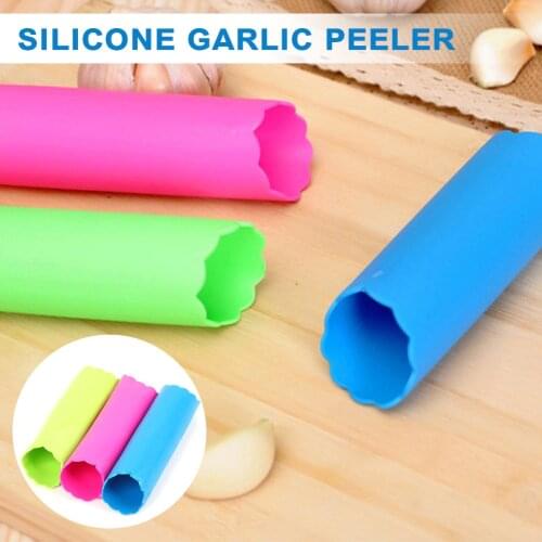 3Pcs Silicone Garlic Peeler Rolling Garlic Stripper Peeling Tube Quick Easy Garlic Peel Tube Kitchen Gadget Drop Shipping