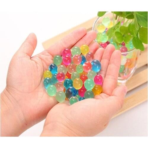 500PCS/ 5bag polychromatic crystal mud crystal earth sponge crystal beads colored pottery bubble beads soilless culture