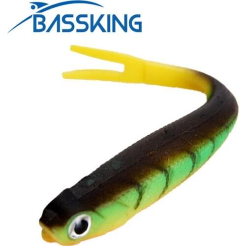 BASSKING 5Pcs 13cm/0.51" 7g/0.25oz Fishing Lure Silicone Soft Bait Wobblers Fake Fish Lure Isca Artificial Para Pesca Swimbait