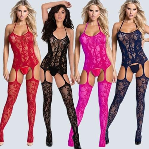 Teddies Bodysuits Hot Erotic Lingerie Crotchless Sexy Lingerie Elasticity Mesh Body Stockings Porn Sexy Underwear Costumes