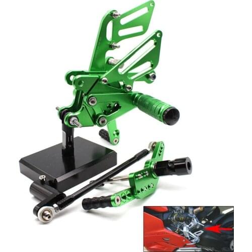 CNC Del Motociclo Pedane Regolabili Posteriori Set Spina Del Piede For Honda CBR CBR1000RR 1000RR ABS 2008-2015 2009