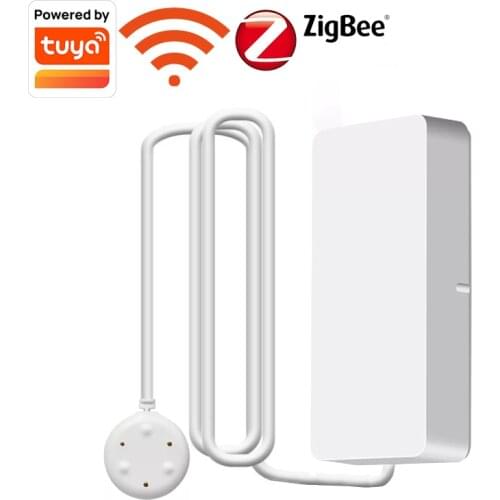 Tuya Smart Wifi Water Leakage Alarm Independent WIFI Water Leak Sensor Detector Flood Alert Overflow Security Alarm System Tuya