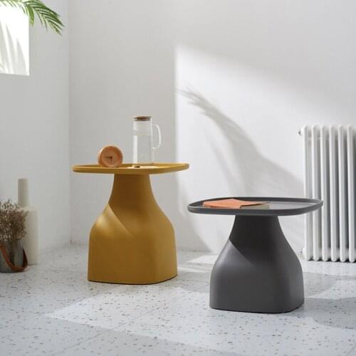 Nordic Modern Designer Coffee Tea Cute Bar Table Home Small Apartment Balcony Plastic Living Room Bedroom Corner Side Table