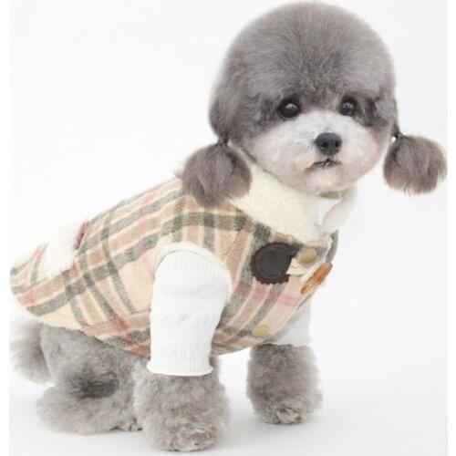 Pet Dog Coat Jacket Vest Puppy Outfit Warm Dog Clothes Winter Cat Yorkshire Chihuahua Pomeranian Poodle Schnauzer Pet Clothing