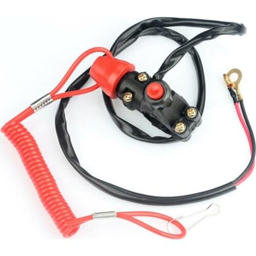 7/8 22MM Motorcycle Single Support Flameout Switch For 50cc 70cc 90cc 110cc 125cc 150cc 200cc 250cc Engine ATV Dirt Bike Go Kart