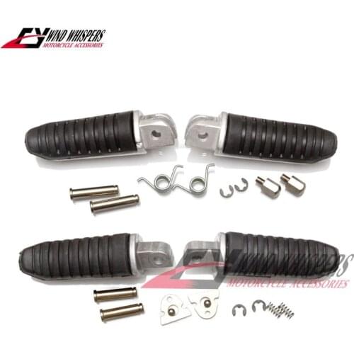 Front Rear Footrests Foot pegs For Suzuki GW250 SV400 SV650 SFV650 SV1000 GSR400 GSR600 GSR750 GSXR1300 Hayabusa GSF1250 Bandit