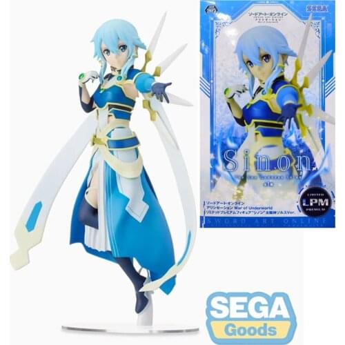 Sega Sword Art Online Asada Shino Garage Kit Pvc Assembly Model Western Animiation Action Figure Kids Toys