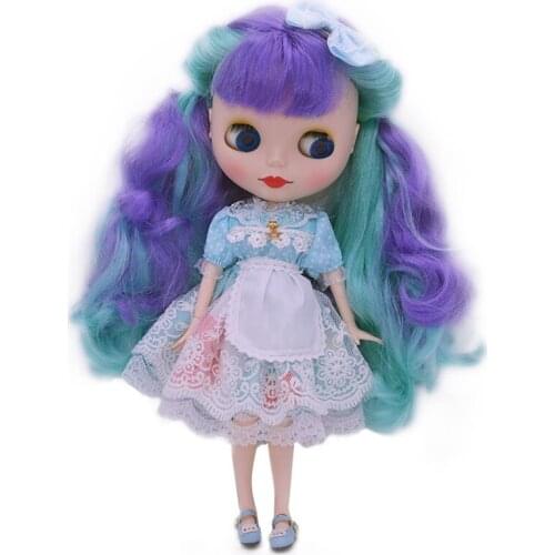 Blyth Doll BJD, Factory Neo Blyth Doll Nude Customized Frosted Face Dolls Can Changed Makeup Dress DIY, 1/6 Ball Jointed Dolls 8