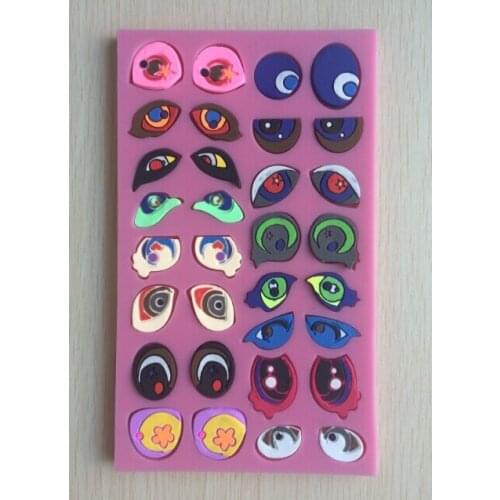 DIY of different types of eye shape 3 d silicon mold wedding decoration cake cooker restaurant bar cooking tools F0778