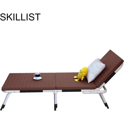 Playa Cama Camping Tumbona Para Moveis Chair Transat Bain Soleil Folding Bed Garden Furniture Lit Salon De Jardin Chaise Lounge