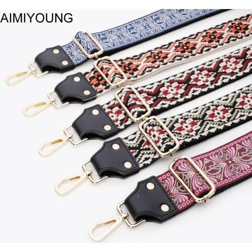 AIMIYOUNG Bag Strap Handbag Belt Wide Shoulder Bag Strap Replacement Strap Accessory Bag Part Adjustable Belt For Bags 135cm