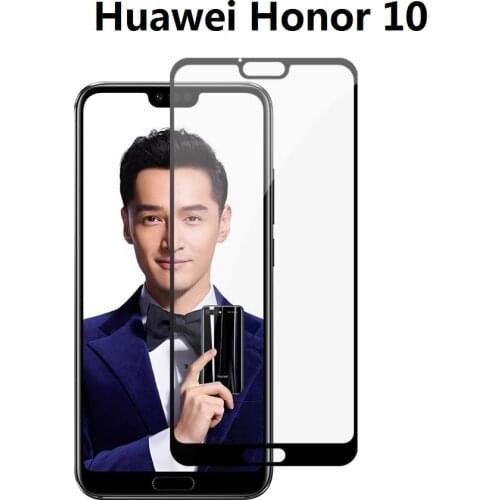 Original Celeassy Premium 2.5D 9H Black Full Cover Tempered Glass For Huawei Honor 10 Honor10 Screen Protector