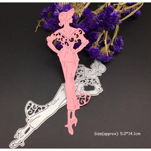 Lady Dies scrapbooking New Arrival Metal Cutting Dies new 2019 New Christmas Craft Die Cuts Embossing Alinacrafts
