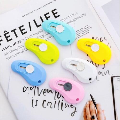 Mini Portable Small Utility Knife Unpacking Paper Cutting Letter Knife Office Utility Knife Cutting envelope Or bag 5PCS/LOT
