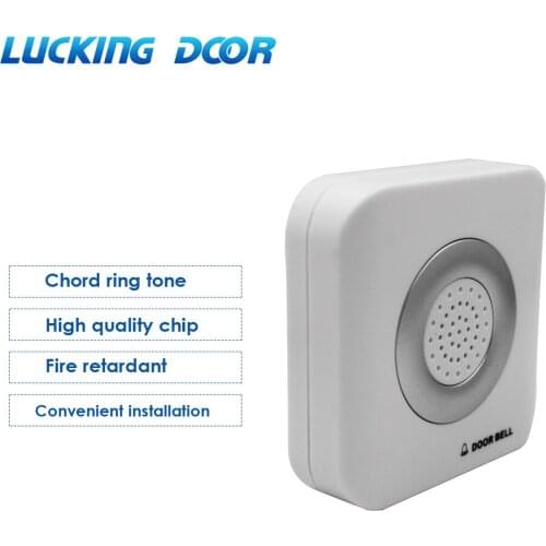 12V Wired Doorbell 4 Core Wire Access Control System Home Hotel External Door Bell