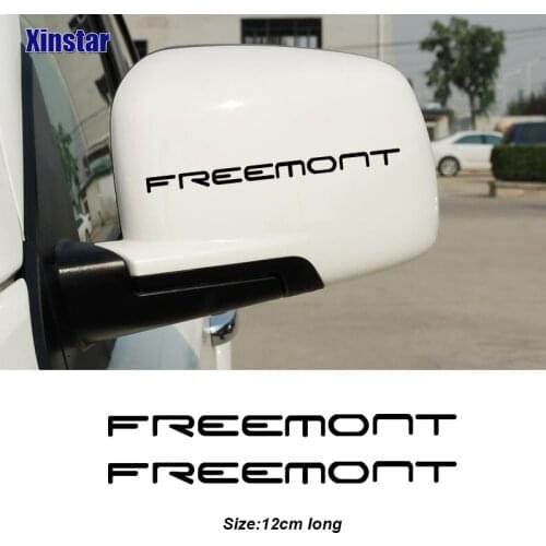 2pcs Rearview Mirror Sticker Car Body Sticker For Fiat Freemont
