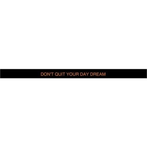 300pcs Motivational Black DON'T QUIT YOUR DREAM Silicone Bracelets Rubber Wristbands Free Shipping by DHL