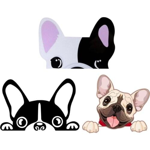 3D Cute Pet Dog Waterproof Sticker Car Wall Window Laptop Decor Removable No Traces Automotive Exterior Products Car Accessories