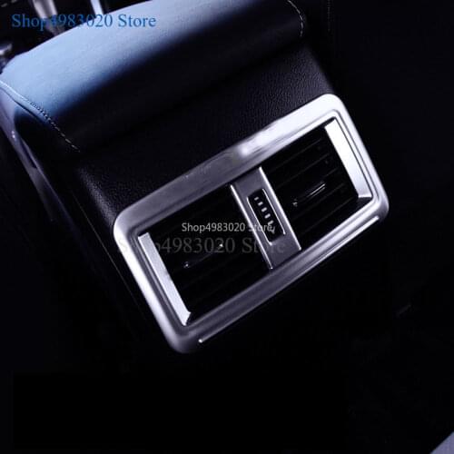 ABS Chrome Rear exhaust air conditioning sequins 1pcs for LEXUS NX 200T NX300H 2015 2016 2017 2018 car slyling accessories