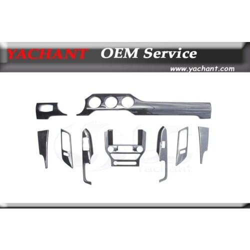 Car-Styling Auto Accessories Dry Carbon Fiber Interior Trim Kit Fit For 2015-2016 Mustang CN Ver. LHD Interior Trim Kit