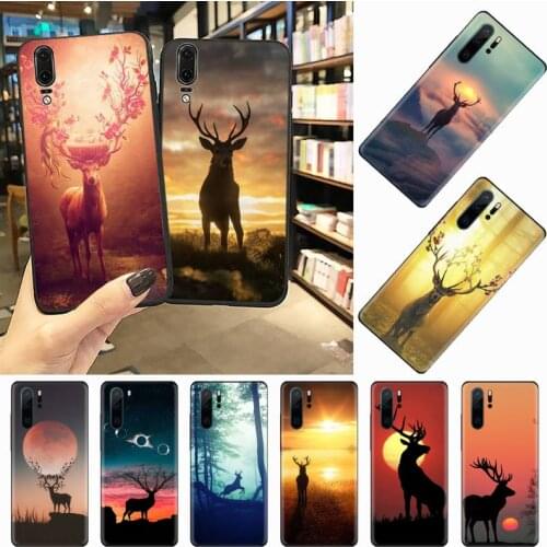 Deer Hunting elk cute animal Phone Case For Huawei honor Mate P 9 10 20 30 40 Pro 10i 7 8 a x Lite nova 5t