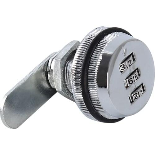 Zinc Alloy Password Locks Combination Automation Cam Lock Keyless Post Mail Box Cabinet 3 Dial