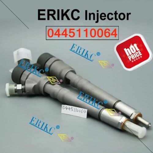 ERIKC 0445110064 Common Rail Fuel Nozzle Diesel Injector 0 445 110 064 CRDI Injection Body Assy 0445 110 064 for HYUNDAI Santa