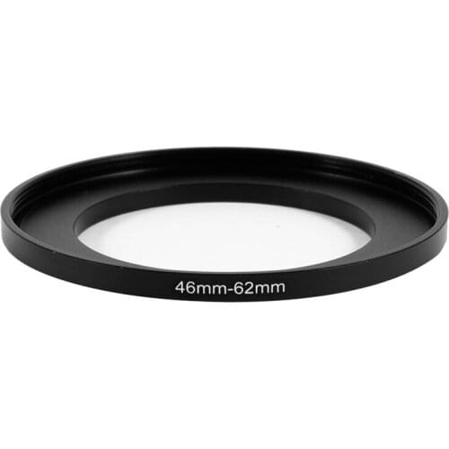 Hot Camera Parts 46mm-62mm Lens Filter Step Up Ring Adapter Black