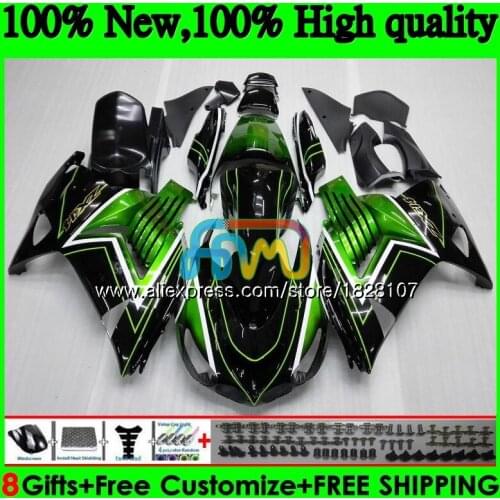 Injection For KAWASAKI ZZR1400 ZX 14R ZX-14R 24BS.9 ZX14R 12 13 14 Green black 15 16 17 2012 2013 2014 2015 2016 2017 Fairing