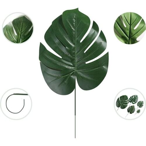 Simulation Plant Turtle Leaf Green Plant Background Wall Decoration Home Leaves Wedding Diy Creativity