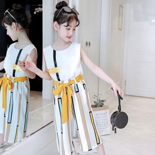 Baby Girls Summer Clothes Set Casual Fashion Suit For 4 5 6 7 8 9 10 11 12 13 Years T-Shirt + Shorts 2Pieces ChildrenS Clothing