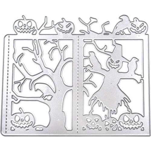 Halloween Ghost Metal Cutting Dies Stencil DIY Scrapbooking Album Paper Card Template Mold Embossing Craft Decoration