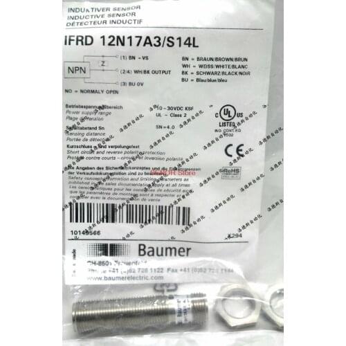 All metal proximity switch IFRD 12N17A3/S14L IFRD 12N37A3/S14L