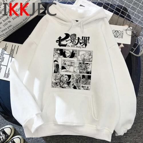 Death Note Seven Deadly Sins Fullmetal Alchemist Seven Deadly Sins hoodies male 2021 male hoody sweatshirts Korea Ulzzang