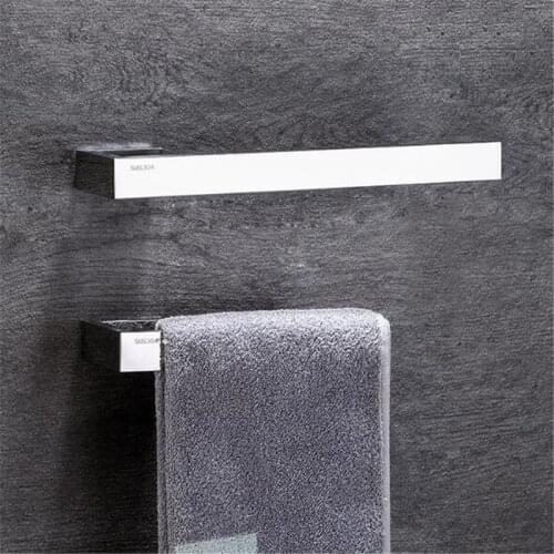 Simple Bathroom Wall-mounted Towel Holder Home Kitchen Toilet Bathware Hanging Slipper Storage Rod