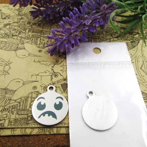 20pcs--"Jack Skellington faces12 "stainless steel charms more style for choosing DIY Charms pendants for necklace