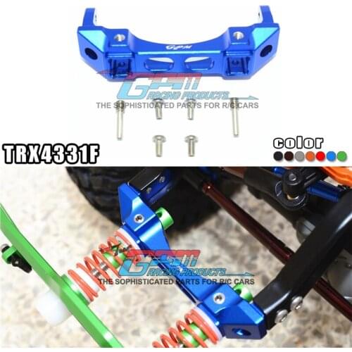 RC Car Parts 1/10 TRX-4 TRX4 Crawler Upgrade Accessories Metal Aluminum Alloy Front Pump Handle Fixed Mount TRX4331F