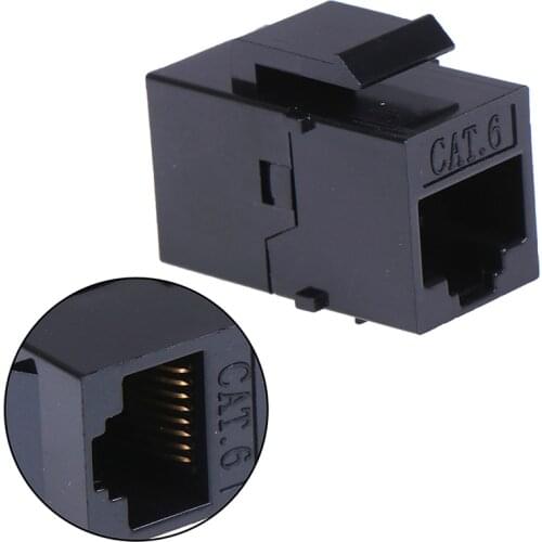 RJ45 Female To UTP Cat5e CAT6 Keystone Jack Inline Coupler Connector Adapter