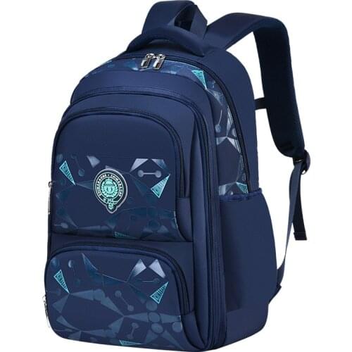 Kids High Capacity Bookbag Grade 1-3-6 Girls Orthopedic School Backpack Children Waterproof School Bag Boys Primary Multi-Pocket