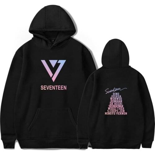 SEVENTEEN Hoodies Fleece Printed Long Sleeve Sweatshirts XXS To 4XL Casual Hip Hop Streetwear Hoodies